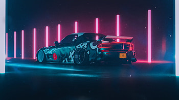 Jdm PC Neon HD wallpaper