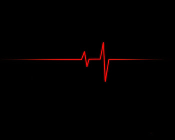 Black Heartbeat, heart beats HD wallpaper