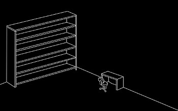 4 Desk and Shelves, empty chair HD wallpaper