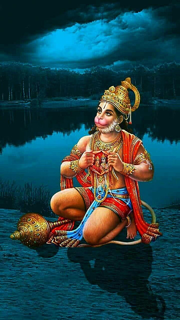 Lord Hanuman for Android, animated hanuman HD phone wallpaper