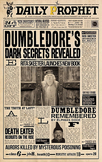 Profeta Diário, snape daily prophet HD phone wallpaper