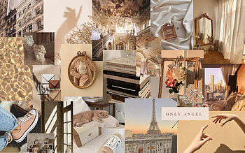 beige aesthetic for computer ...pinterest HD wallpaper