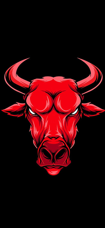 forex bull png bull logo redbull, bull head HD phone wallpaper