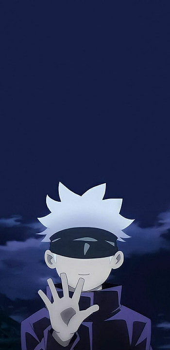 Gojo Satoru Low Quality Minimalist, gojo minimalist HD phone wallpaper