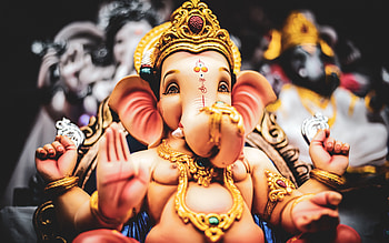 Lord Ganesha , Ganapati Bappa, Lord Vinayak, Ganapati, Celebrations, ganesh laptop HD wallpaper