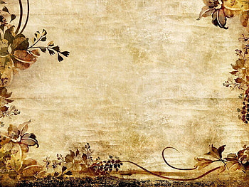 Vintage Floral Frame Design Backgrounds For PowerPoint, vintage design background HD wallpaper