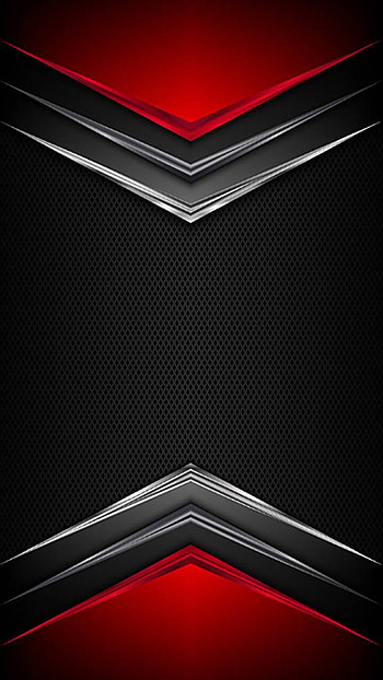 Black and Red Metallic, black red and silver HD phone wallpaper