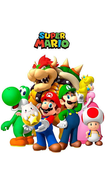 Super mario, yoshi mario bros HD phone wallpaper
