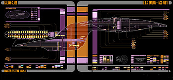 star trek dual monitor lcars 8 HD wallpaper
