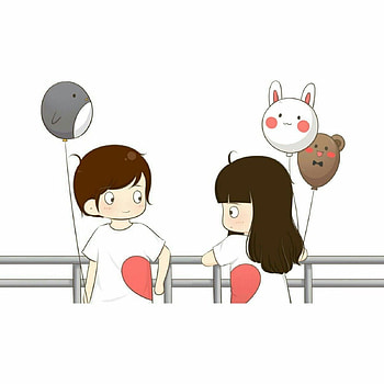cute anime couple dp HD phone wallpaper