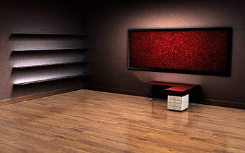 Empty office HD wallpaper