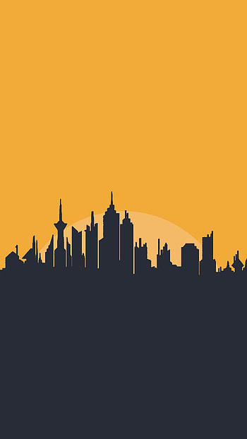 Minimal Amoled Black, yellow amoled HD phone wallpaper