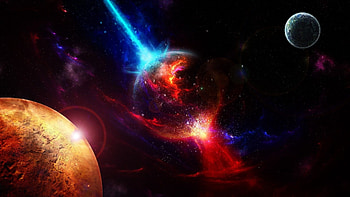 1920x1080 Space, dark red space HD wallpaper