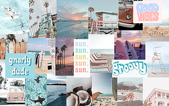Aesthetic Collage, summer aesthetic chromebook HD wallpaper