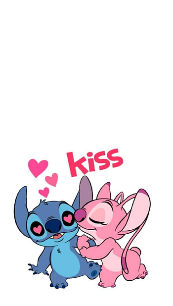 Love Stitch And Angel HD phone wallpaper