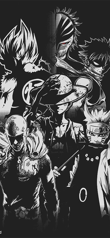 Black One Piece on Dog, one piece 12 pro max HD phone wallpaper