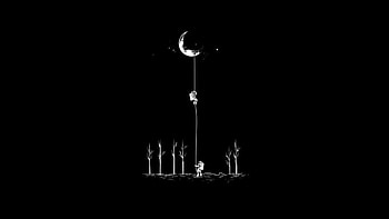 Simple Black HD wallpaper