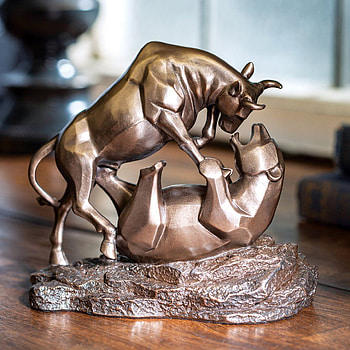 Stock Market Bull Bear Fight, bear market HD wallpaper