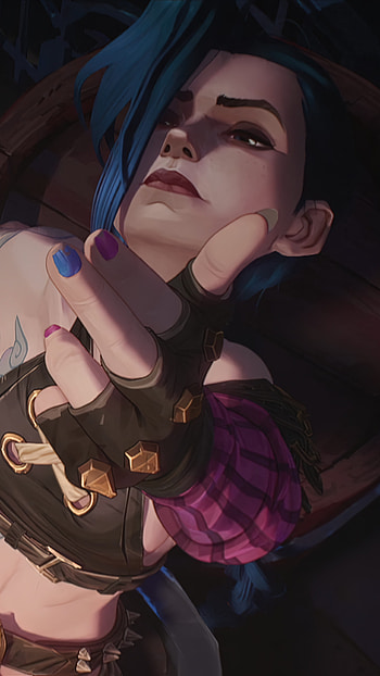 Arcane Jinx Finger Gun , arcane android HD phone wallpaper