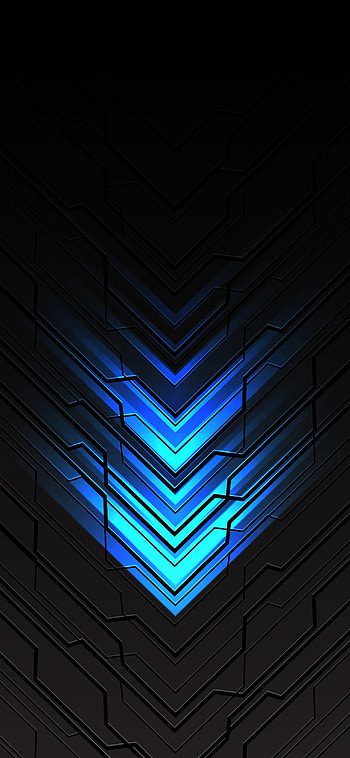 COOL BLACK AMOLED FOR , black blue amoled HD phone wallpaper