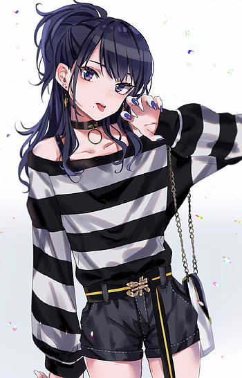 Anime Girl, anime attitude girl HD phone wallpaper