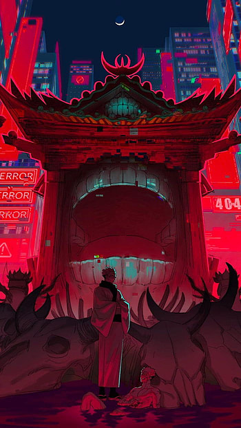 Malevolent Shrine, sukuna domain expansion HD phone wallpaper
