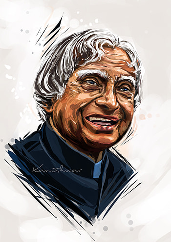 Painting Apj Abdul Kalam, a p j abdul kalam HD phone wallpaper