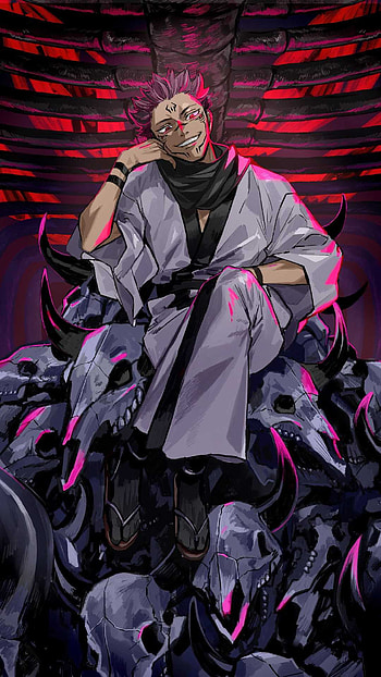 Sukuna on Dog HD phone wallpaper