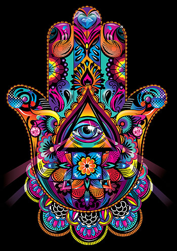 Hamsa on Behance, hamsa hand HD phone wallpaper