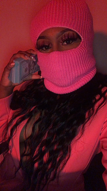 Baddie Ski Mask Aesthetic Girl Black HD phone wallpaper