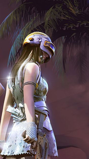 PUBG Girl Silver Dress Ultra Mobile, pubg suit HD phone wallpaper