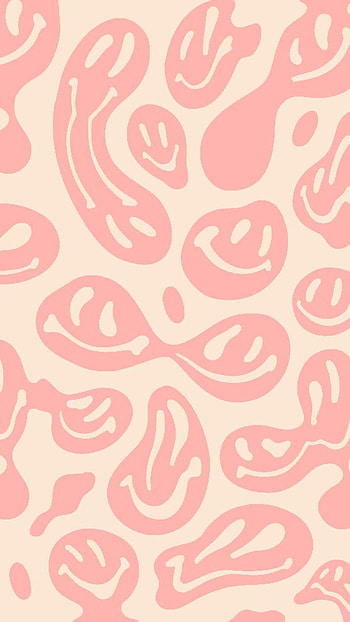 pink smiley face in 2021, cute aesthetic preppy HD phone wallpaper
