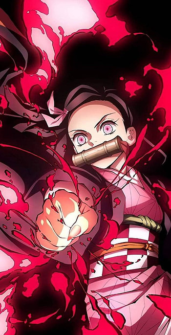 nezuko demon form HD phone wallpaper