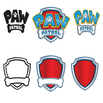 Paw Patrol Logo Template ...pinterest.de HD phone wallpaper