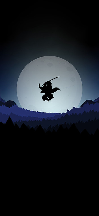 1125x2436 Demon Slayer Minimal XS, 10, X , Backgrounds, and, mobile demon slayer HD phone wallpaper