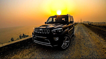 BLACK SCORPIO S11 MODIFIED 20, mahindra scorpio s11 modified HD wallpaper