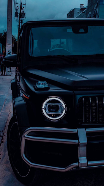 mercedes benz mercedes benz suv G class g wagon g AMG G63 mercedes amg mercedes usa Matte black, black g wagon HD phone wallpaper