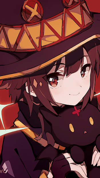 Megumin & Chomusuke[KonoSuba] HD phone wallpaper