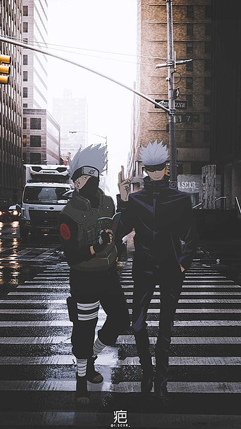 gojo and kakashi HD phone wallpaper