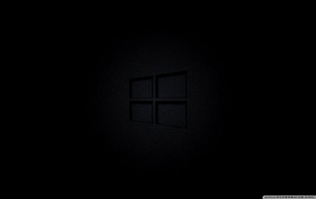 Ultra Black Windows 10 HD wallpaper