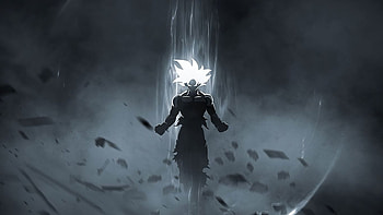 1366x768 goku, anime art, glowing eyes and hair, tablet, laptop, 1366x768 , background, 24511, goku laptop HD wallpaper
