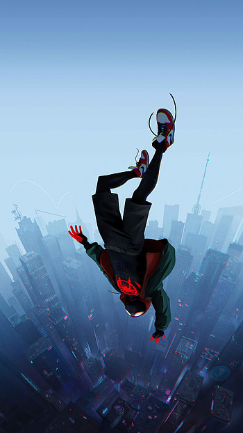 Miles Morales Spider Man Into The Spider Verse , anime aesthetic spider verse HD phone wallpaper