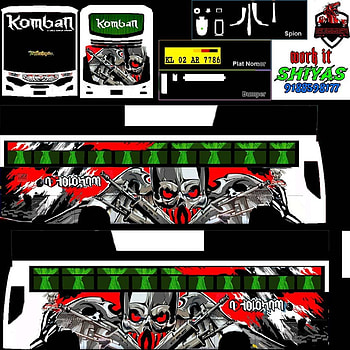 bussid__premi__: “Komban അധോലോകം livery”, komban bus skin HD phone wallpaper