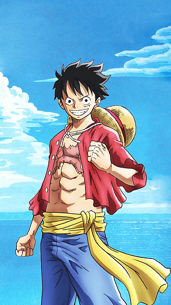Luffy, red scars anime HD phone wallpaper