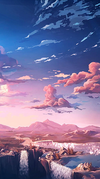 7 Anime Nature, nature HD phone wallpaper