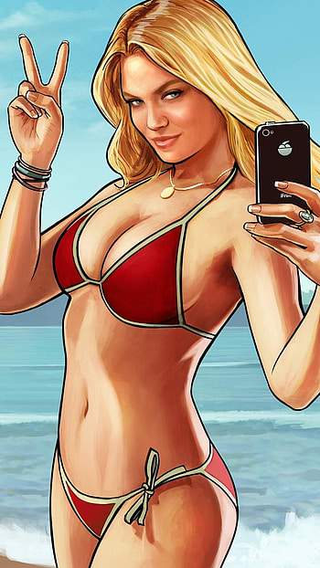 GTA V Girl by RentIsTooHigh HD phone wallpaper