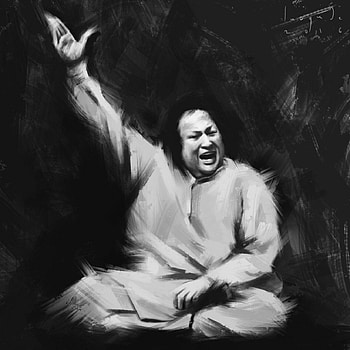 Nusrat Fateh Ali Khan HD wallpaper