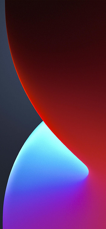 I touched up iOS 14's dark mode backgrounds to make it more vibrant : ios, original dark mode HD phone wallpaper