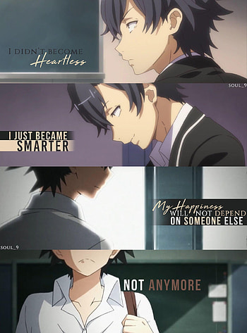 Anime Quotes Hikigaya, hachiman quote mobile HD phone wallpaper