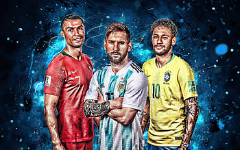 Soccer Cristiano Ronaldo Lionel Messi, cristiano ronaldo lionel messi neymar jr HD wallpaper